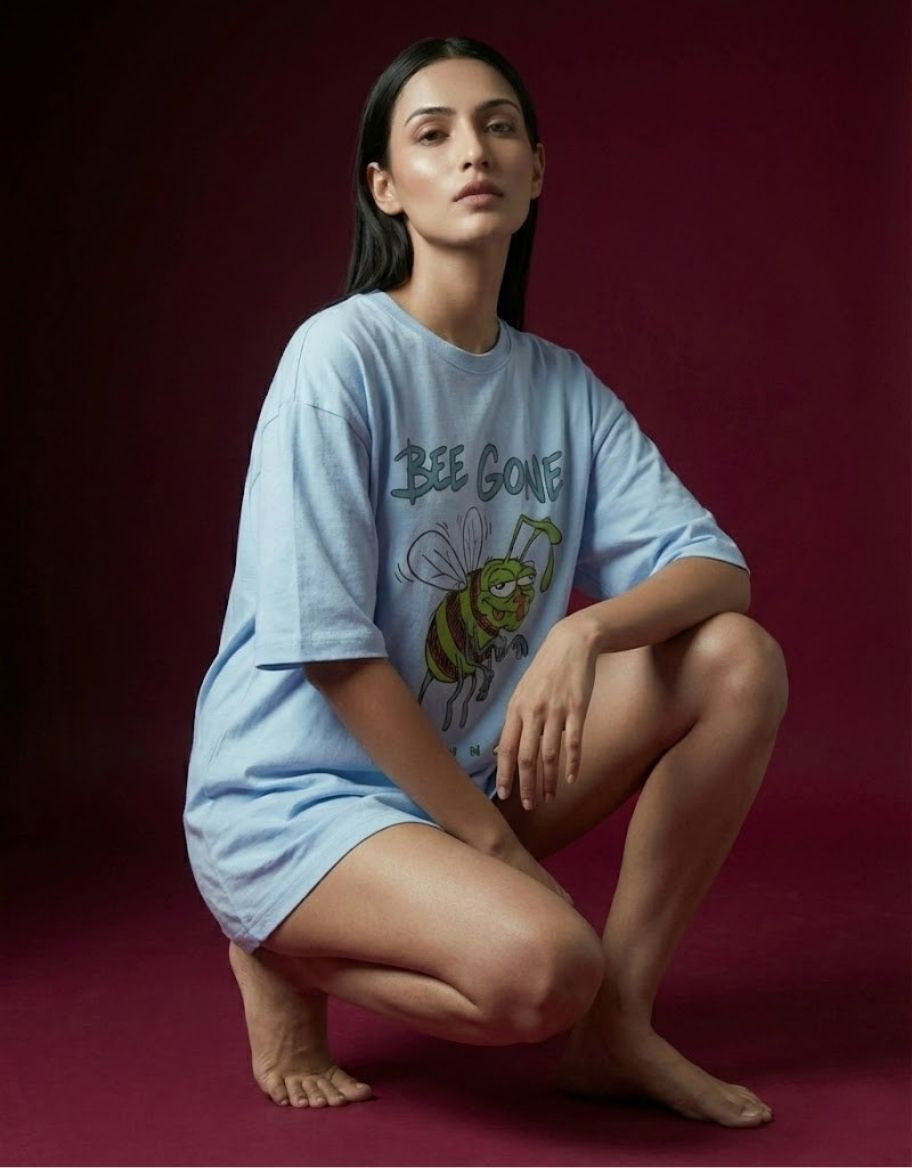 Bee Gone Oversized Terry Tee