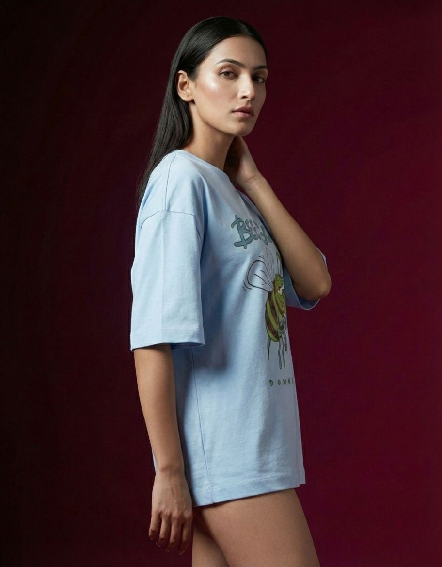 Bee Gone Oversized Terry Tee