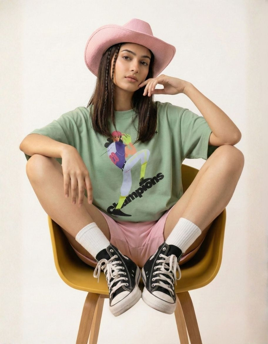 Champions Oversized Terry Tee