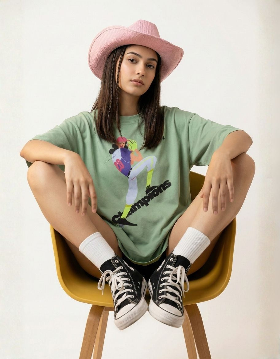 Champions Oversized Terry Tee