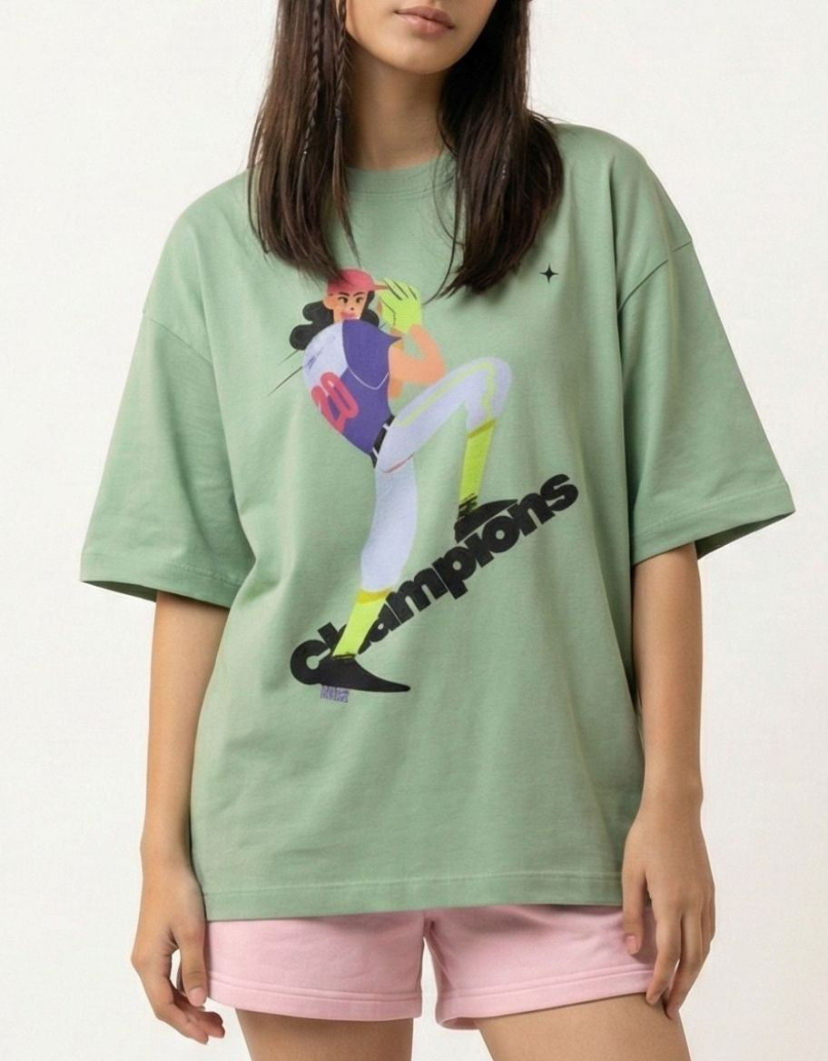 Champions Oversized Terry Tee