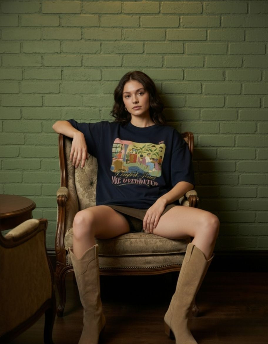 Overrated Comfort Oversized Terry Tee