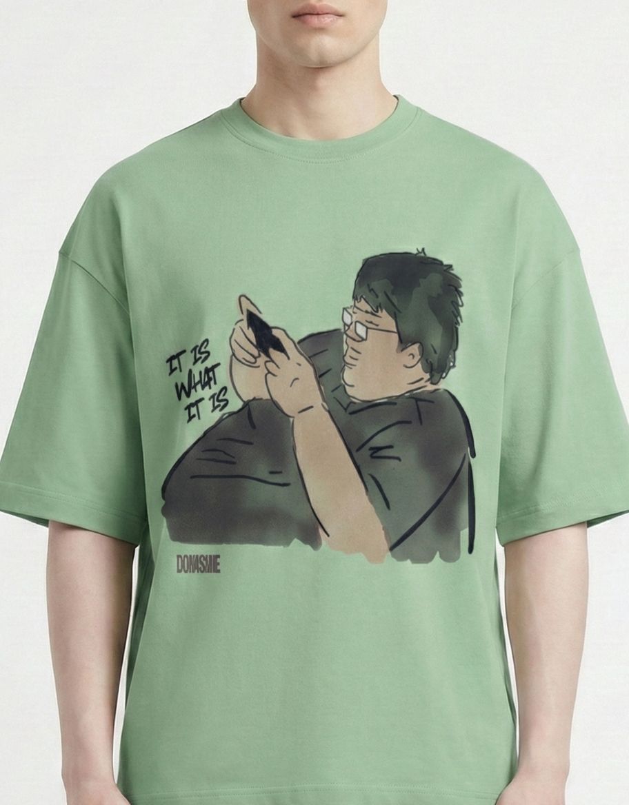 It is what it is Oversized Terry Tee