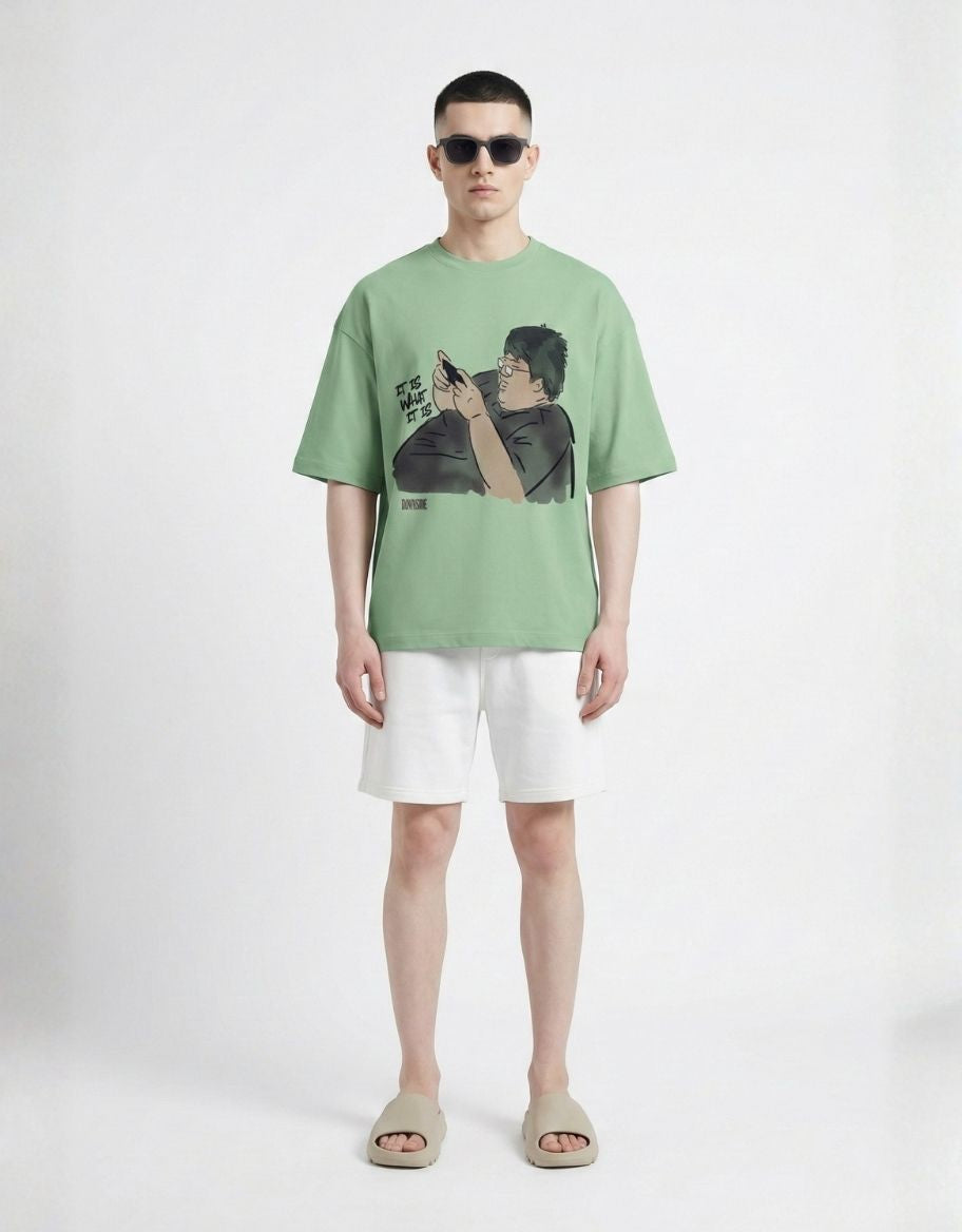 It is what it is Oversized Terry Tee