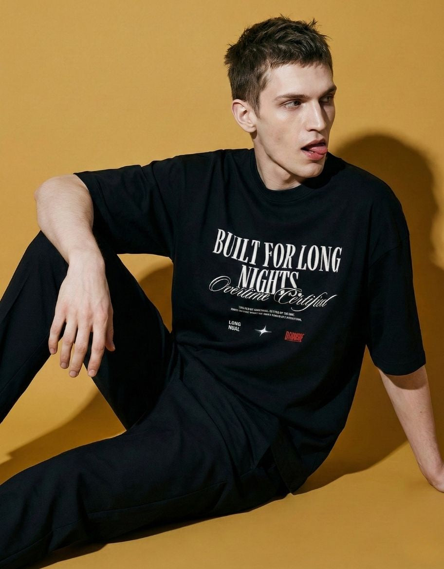 Long Knight Oversized Terry Tee