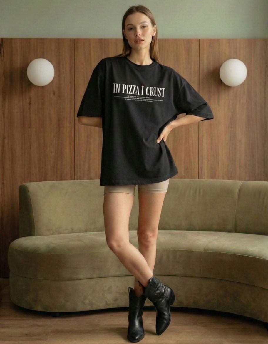 Pizza Oversized Terry Tee