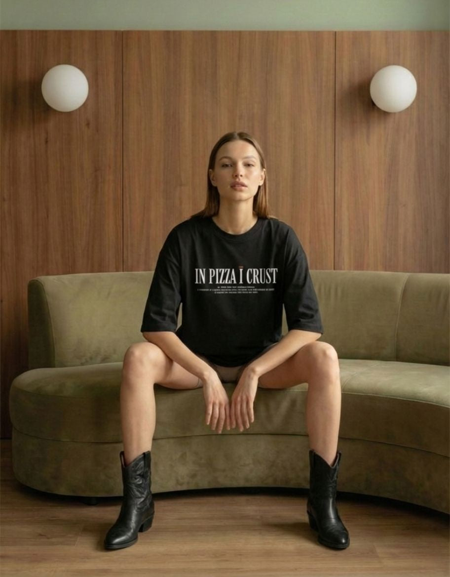 Pizza Oversized Terry Tee