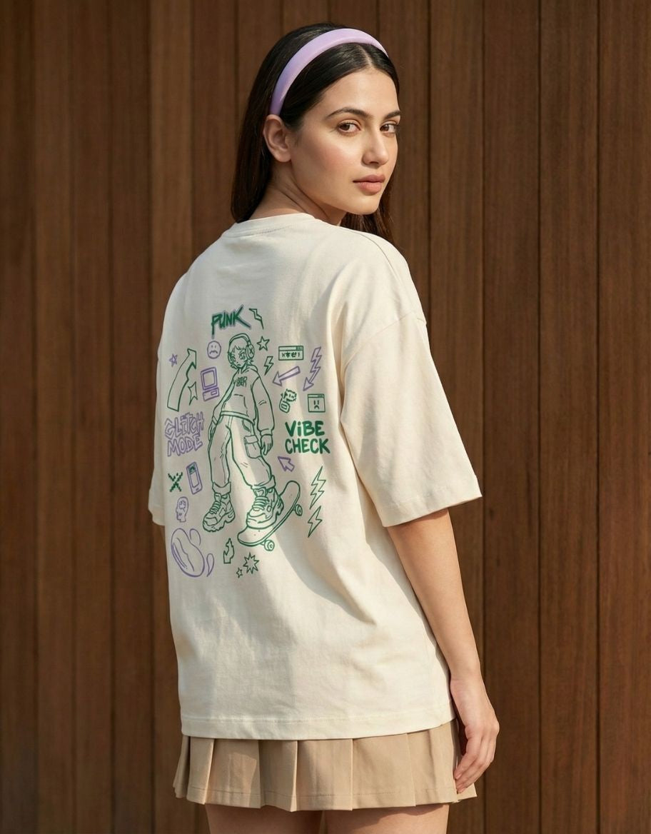 Punk Oversized Terry Tee