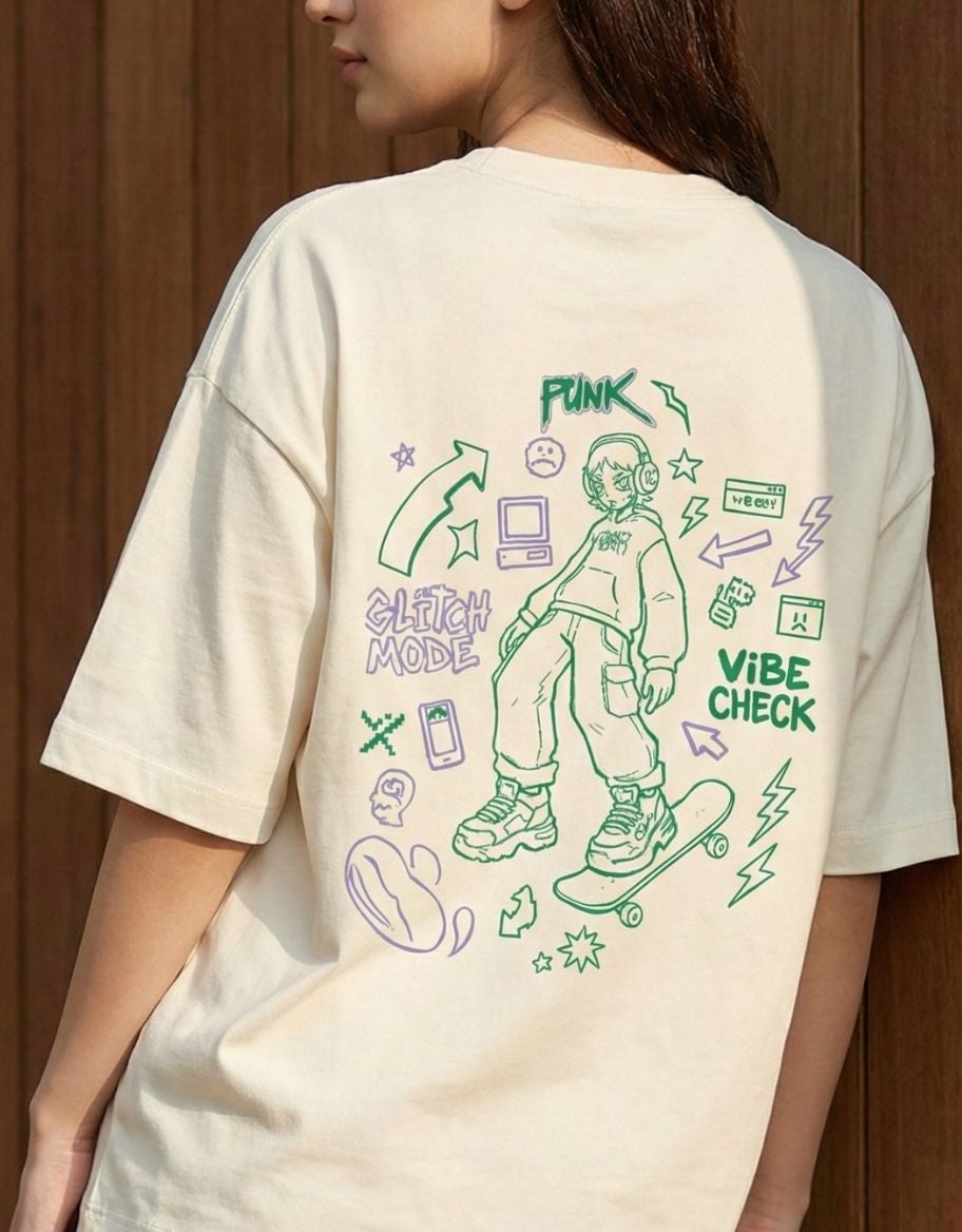 Punk Oversized Terry Tee