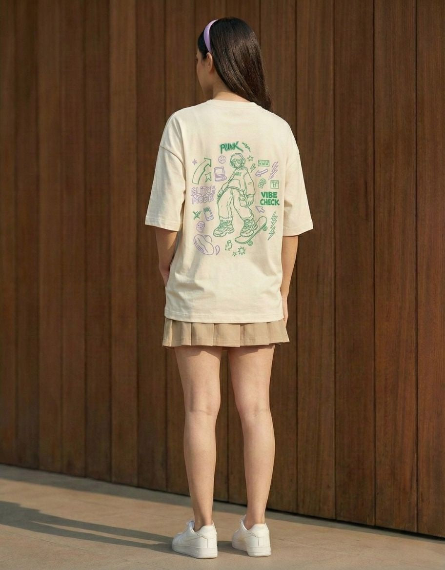 Punk Oversized Terry Tee