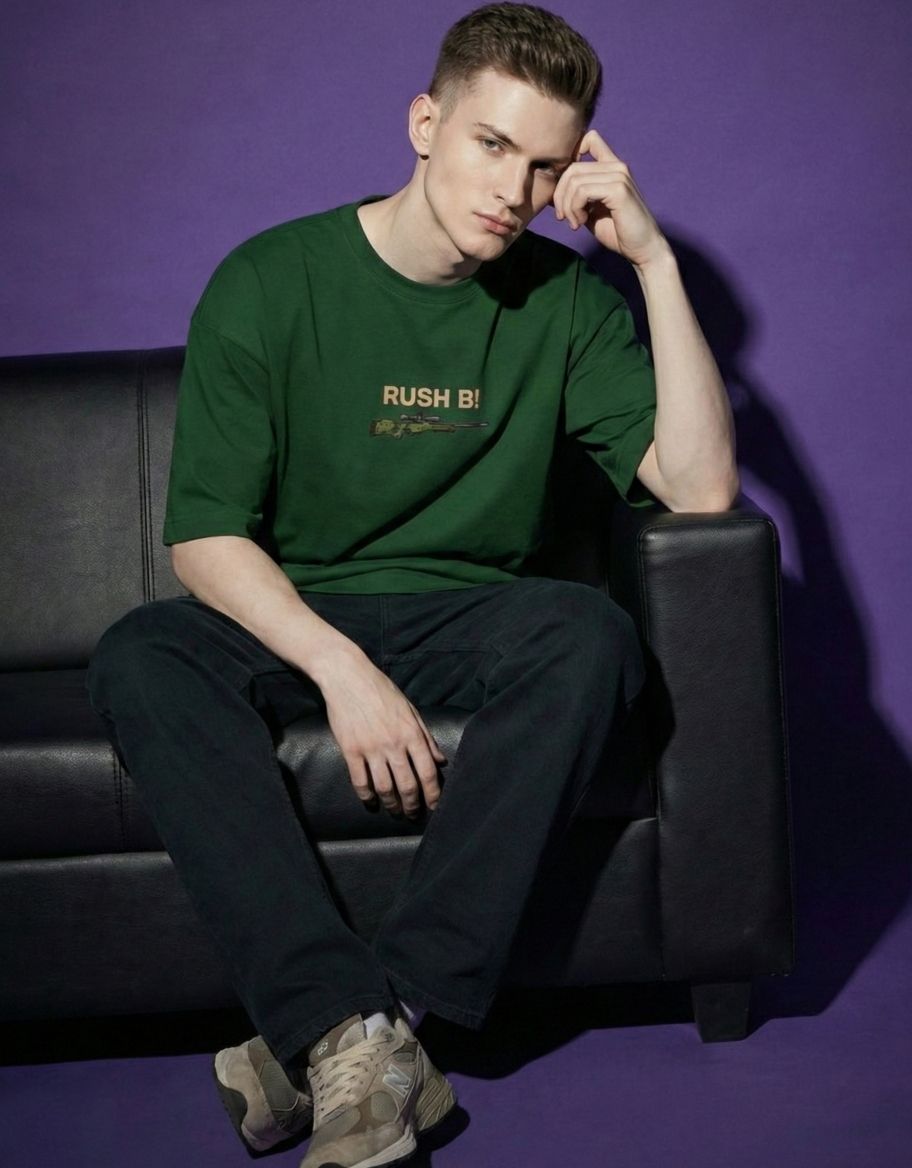 Rush B Oversized Terry Tee