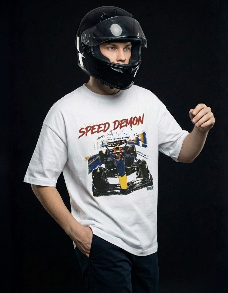 Speed Demon Oversized Terry Tee