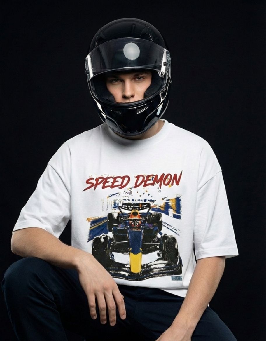 Speed Demon Oversized Terry Tee