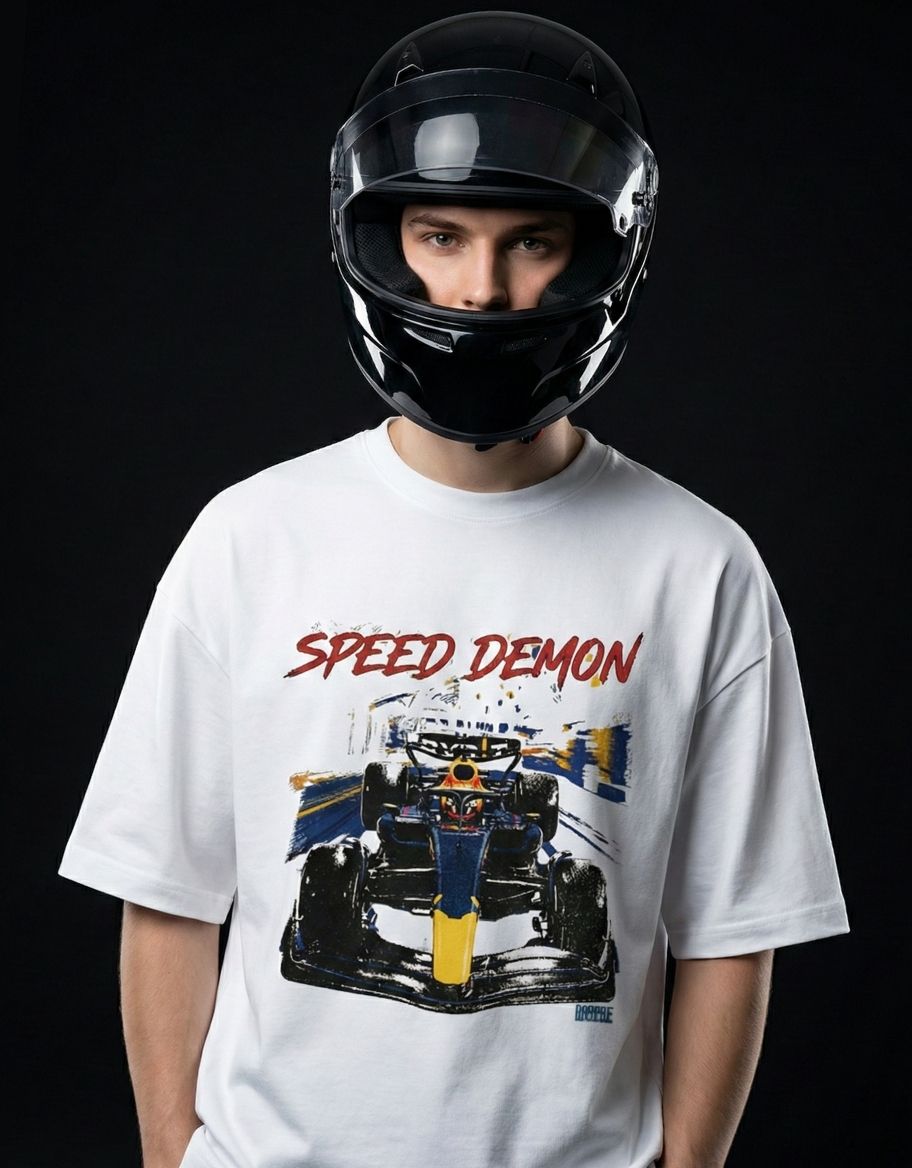 Speed Demon Oversized Terry Tee