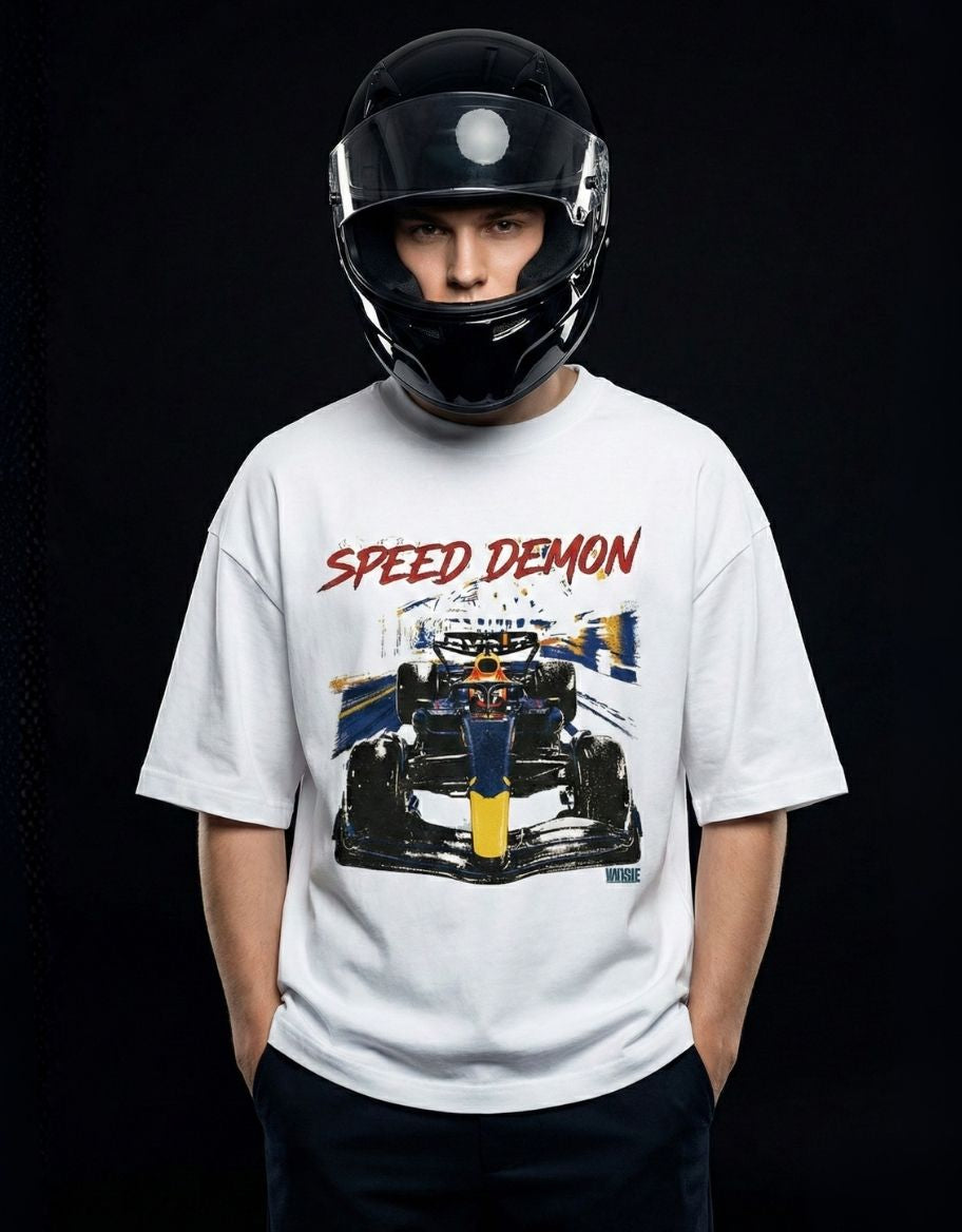 Speed Demon Oversized Terry Tee