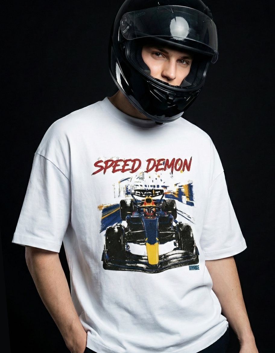 Speed Demon Oversized Terry Tee